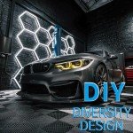 Hexagon LED Garage Light – 25 Pack, Ultra Bright