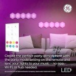 Color Changing LED Hexagon Tile Panels (6 Pack)