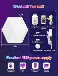 TECKNET RGB Hexagon LED Wall Light Panels