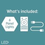 Color Changing LED Hexagon Tile Panels (6 Pack)