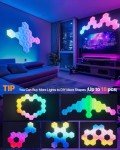 Smart Hexagon Light Panels - 10 Pack RGB Color
