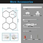 Hexagon LED Garage Light – 25 Pack, Ultra Bright