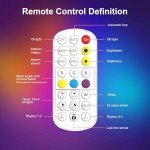 SLARY 10-Pack RGB Hexagon Wall Lights Set