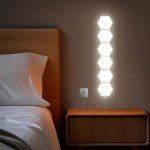 Hexagon LED Night Light with Touch Sensor