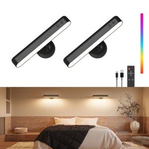 Rechargeable LED Wall Sconces with Remote Control