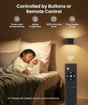 Remote-Controlled Motion Sensor Wall Light - 2 Pack