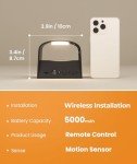 Remote-Controlled Motion Sensor Wall Light - 2 Pack