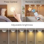 Remote-Controlled LED Puck Lights – 6 Pack