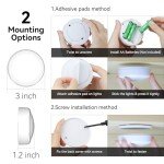 Remote-Controlled LED Puck Lights – 6 Pack