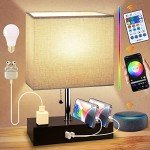 Smart RGB Table Lamp with Alexa & Remote