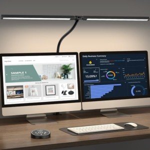 Adjustable LED Desk Lamp with Clamp for Home Office