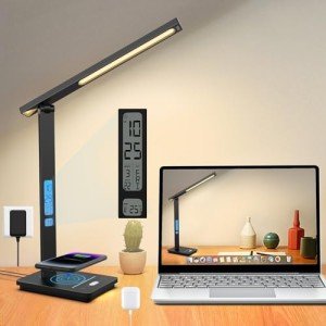 10-in-1 Smart LED Desk Lamp with Charger