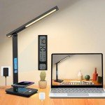 10-in-1 LED Smart Desk Lamp with Wireless Charger