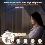 Smart LED Desk Lamp with Adjustable Gooseneck