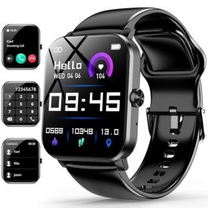 1.85" Smartwatch with Heart Rate and Fitness Tracking