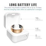 Kuxlagz Smart Health Tracker Ring - Black