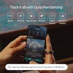 Oura Ring 4 - Gold Size 8 Smart Tracker