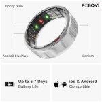 POBOVi Smart Ring - Sleep, Stress, & HR Tracker