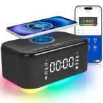 Smart Bluetooth Alarm Clock with Night Light & FM Radio