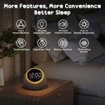 Rohent White Noise Sound Machine with Nightlight