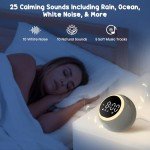 Rohent White Noise Sound Machine with Nightlight