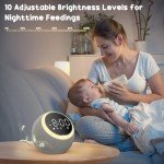 Rohent White Noise Sound Machine with Nightlight