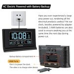 DreamSky Digital Alarm Clock with USB Port