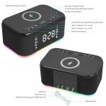 Smart Bluetooth Alarm Clock with Night Light & FM Radio
