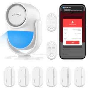 Smart WiFi Home Alarm System with Motion Sensor