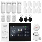 Smart Wireless Home Alarm System with App Alert