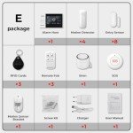 Smart Wireless Home Alarm System with App Alert