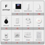 Smart Wireless Home Alarm System 24-Piece Kit