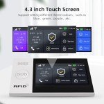 Smart Home Alarm System with Touch Screen Control