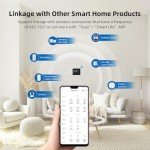 Smart Home Alarm System with Touch Screen Control