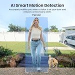 AOSU Wireless Video Doorbell with Smart Detection