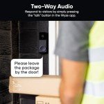 WYZE Wireless Duo Cam Video Doorbell with Chime