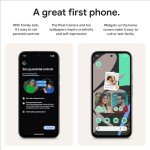 Google Pixel 8a - Unlocked Android Phone with Google AI, Advanced Pixel Camera and 24-Hour Battery - Obsidian - 128 GB