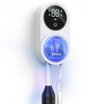 LED Smart Toothbrush Cleaner and Holder for Bathrooms