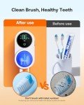 LED Smart Toothbrush Cleaner and Holder for Bathrooms