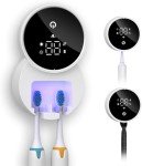 UV Toothbrush Cleaner with Smart Sensor and LED
