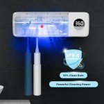Auntyfey Wall-Mounted Toothbrush Sanitizer with Timer