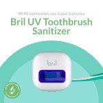 Portable UV-C Toothbrush Sanitizer with Travel Case