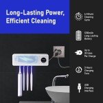 Rechargeable UV Toothbrush Sanitizer and Holder