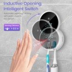 Smart Wall-Mounted Toothbrush Holder with Cleaner