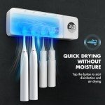 Auntyfey Wall-Mounted Toothbrush Sanitizer with Timer