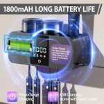 LED Smart Toothbrush Holder with Cleaner & Timer