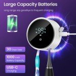 Smart Wall-Mounted Toothbrush Holder with Cleaner