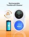 LED Smart Toothbrush Cleaner and Holder for Bathrooms