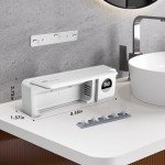 Auntyfey Wall-Mounted Toothbrush Sanitizer with Timer