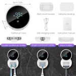 Smart Wall-Mounted Toothbrush Holder with Cleaner
